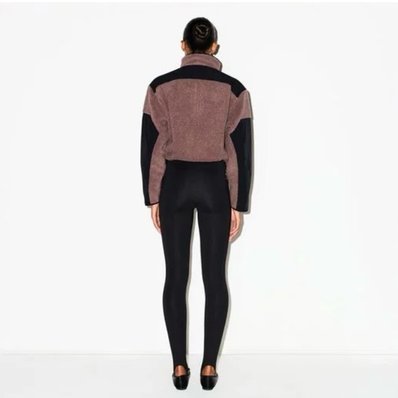 SKIMS TEDDY BOXY ZIP UP JACKET NWOT - Picture 4 of 10